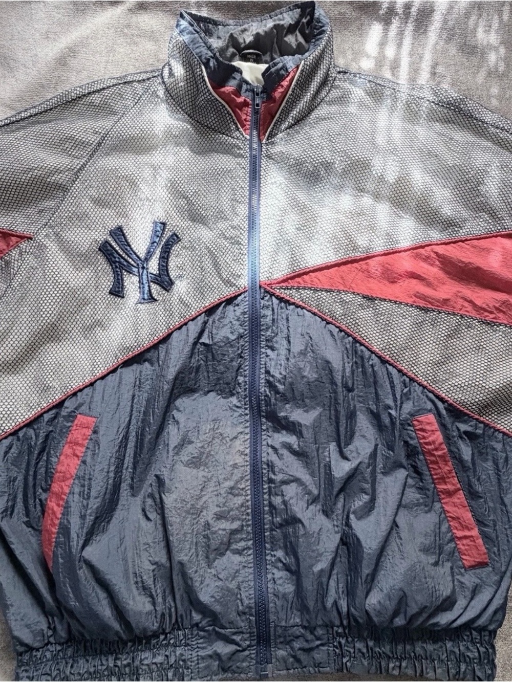 Vintage Pro Player New York Yankees Windbreaker Jacket XXL MLB Slight Fading
